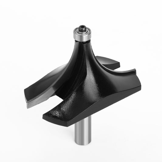 1 / 2 Inch Shank High Hardness Round Over Bit Tungsten Steel Alloy Cutter Wood Line Edge Trimmer for Woodworking