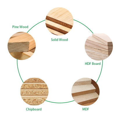 1 / 2 Inch Shank High Hardness Round Over Bit Tungsten Steel Alloy Cutter Wood Line Edge Trimmer for Woodworking