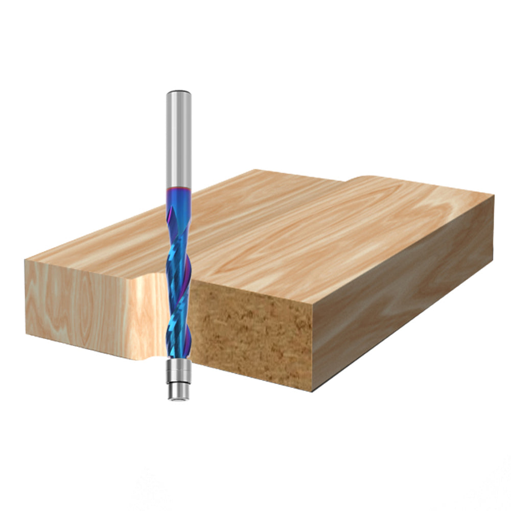 1 / 4 Shank Alloy Milling Cutter for Engraving Wood, MDF Woodworking Router Bit Tools Carving Cutter - Compression Cutter 1 / 4*1*3