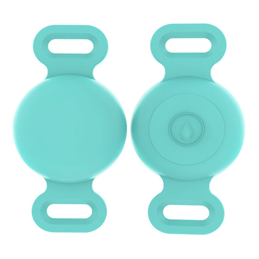 For AirTag Pet Collar GPS Tracker Cover Noctilucent Waterproof Silicone Cover, Size S