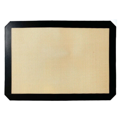 Silicone Baking Mat Cookie Pad Rolling Dough Mat Oven Sheet, Cutted Edge / 40x60cm (BPA-Free, No FDA Certified)