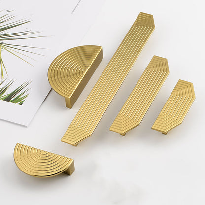 C-Shaped Dresser Drawer Pull Handle Wardrobe Door Handle Replacement Home Decoration with 22mm Screw, Size: S