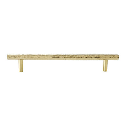 160mm Hole Pitch Hammered Texture Brass Handle Furniture Parts Cabinet Drawer Wardrobe Pull Handle with 25mm Screw
