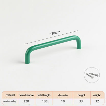 Aluminum Alloy Cabinet Pulls Handles with 22mm Screw, Wardrobe Drawer Hardware Metal Pulls