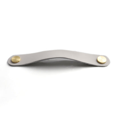 Nordic Style Cabinet Handles Pulls PU Leather Anti-Collision Drawer Pulls with 22mm Screw