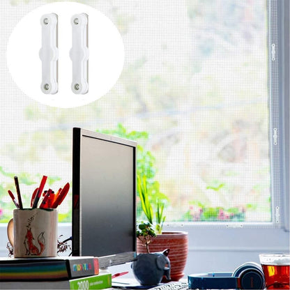 12Pcs Punch Free Anti Mosquito Window Screen Magnetic Clip Window Screen Buckle with Patch