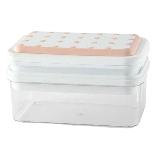 Double Layer Ice Cube Maker Mold Box Kitchen Press Ice Tray with Lid  (BPA Free, No FDA Certificate)