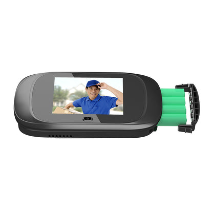 DD1S 2.8-inch Screen Intelligent Visual Doorbell Battery Powered Home Doorbell Surveillance Security Device (No Battery)