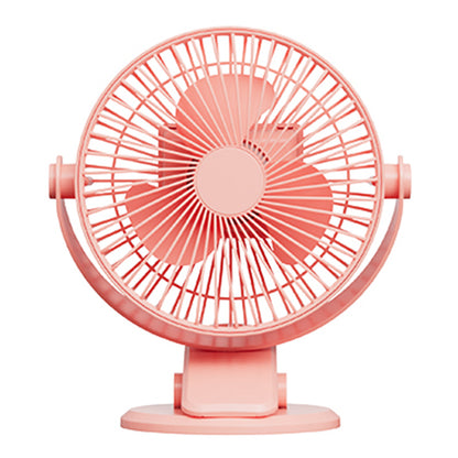 AZEADA AZ-F34 6-inch Desktop ABS Cooling Fan Summer Rechargeable Clip Design Fan Cooler