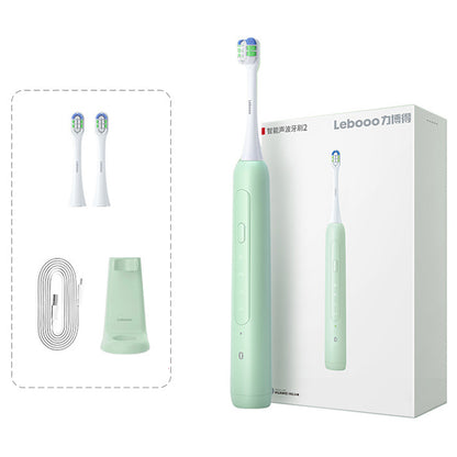 LEBOOO LBT-203532A Smart Sonic Toothbrush 2 Waterproof Electric Toothbrush for Adults Children