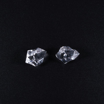 100Pcs Plastic Stones for Fish Tank Vase Decoration Fake Crystal Gem Fireplace Decor, Size S
