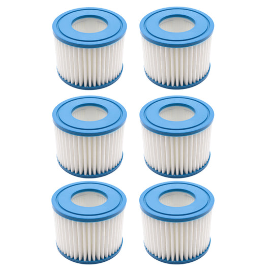 12Pcs Swimming Pool Filter for Bestway VI / Lay-Z-Spa Miami / 58323 Replacement Parts