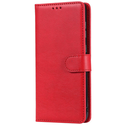 For Samsung Galaxy A50  /  A50s  /  A30s KT Leather Series-3 Detachable 2-in-1 Phone Case PU Leather Stand Wallet Cover with Strap