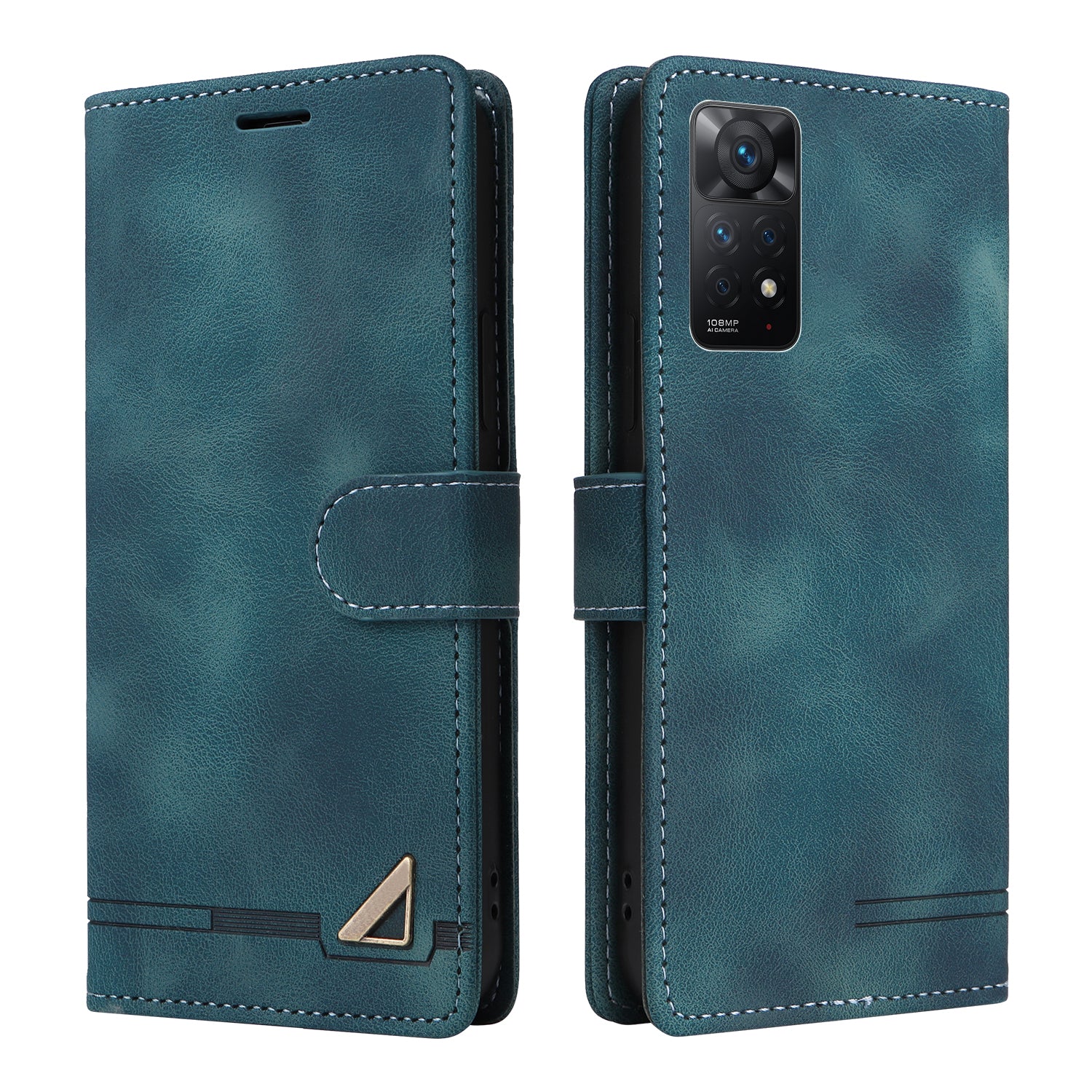 007 Series For Xiaomi Redmi Note 12 Pro 4G / Note 11 Pro 4G (Mediatek) / Note 11 Pro 5G (Qualcomm) Skin-touch Leather Phone Case Wallet Folding Stand Shell