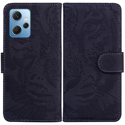 For Xiaomi Redmi Note 12 4G Wallet Case with Stand Tiger Imprinted Flip Folio PU Leather Phone Cover