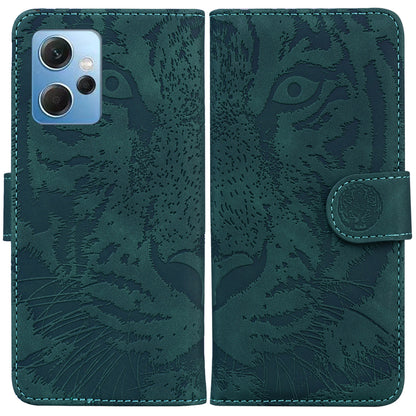 For Xiaomi Redmi Note 12 4G Wallet Case with Stand Tiger Imprinted Flip Folio PU Leather Phone Cover