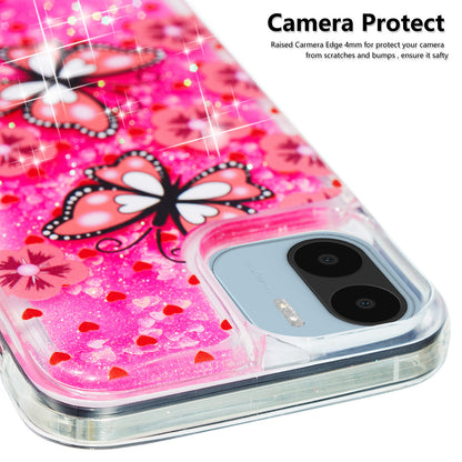 For Xiaomi Redmi A1 4G / A2 4G Embossment Pattern Quicksand Phone Case Anti-scratch TPU Phone Cover