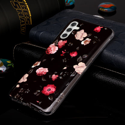 For Samsung Galaxy A24 5G Phone Case Luminous Patterned IMD TPU Back Case
