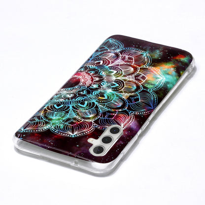For Samsung Galaxy A24 5G Phone Case Luminous Patterned IMD TPU Back Case