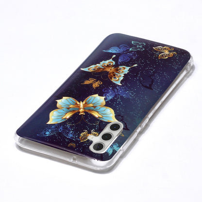 For Samsung Galaxy A24 5G Phone Case Luminous Patterned IMD TPU Back Case