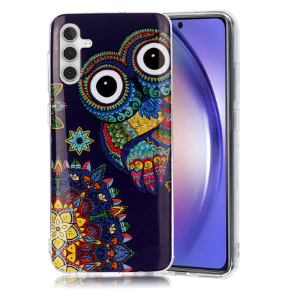 For Samsung Galaxy A24 5G Phone Case Luminous Patterned IMD TPU Back Case