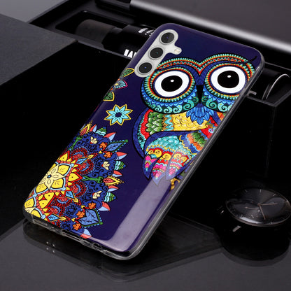 For Samsung Galaxy A24 5G Phone Case Luminous Patterned IMD TPU Back Case