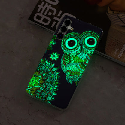For Samsung Galaxy A24 5G Phone Case Luminous Patterned IMD TPU Back Case