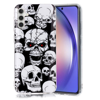 For Samsung Galaxy A24 5G Phone Case Luminous Patterned IMD TPU Back Case