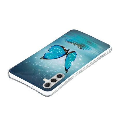 For Samsung Galaxy A24 5G Phone Case Luminous Patterned IMD TPU Back Case