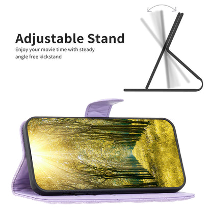 BINFEN COLOR BF Style-14 PU Leather Phone Case for Xiaomi Redmi Note 12 4G Stand Wallet Phone Cover
