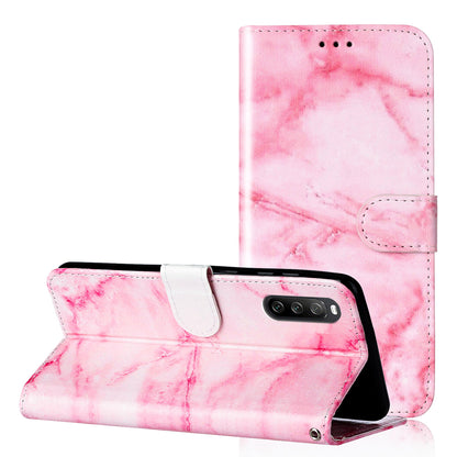 Wallet Phone Case for Sony Xperia 10 V Scratch-Proof Phone Shell Pattern Printing Leather Cover