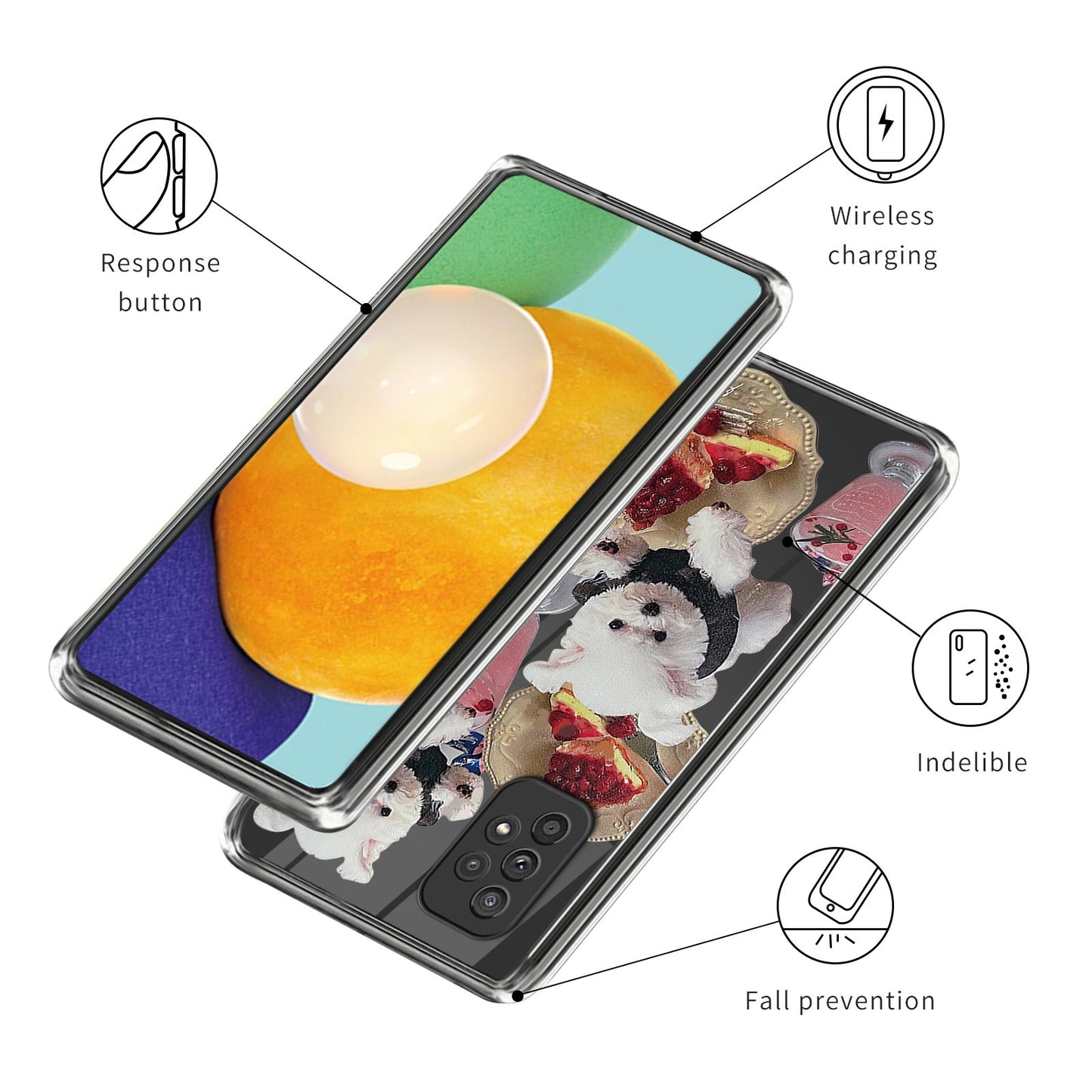 For Samsung Galaxy A33 5G Pattern Printing Phone Case Soft TPU Slim Fit Cover