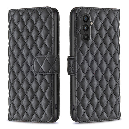BINFEN COLOR BF Style-14 Phone Case for Samsung Galaxy A24 4G PU Leather Stand Wallet Phone Cover