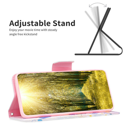 For Oppo Find X6 Pro 5G Pattern Printing PU Leather Wallet Cover Shockproof Stand Phone Case