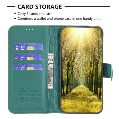 BINFEN COLOR BF Style-14 for Oppo Find X6 Pro PU Leather Phone Case Stand Wallet Phone Cover