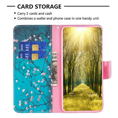 For Oppo Find X6 5G Pattern Printing Full Protection Phone Case PU Leather Wallet Flip Stand Shell