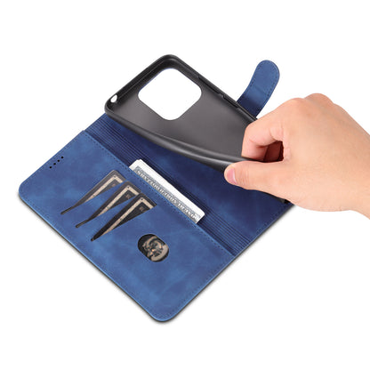 AZNS For Xiaomi Poco C55 4G / Redmi 11A 4G / Redmi 12C 4G Leather Phone Cover Stand Wallet Case