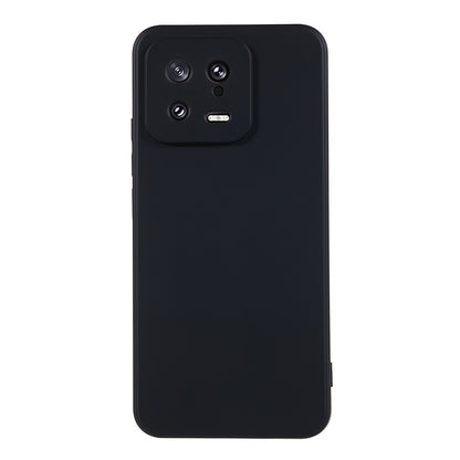 For Xiaomi 13 5G Anti-scratch TPU Phone Case Fiber Lining Rubberized Protective Cover