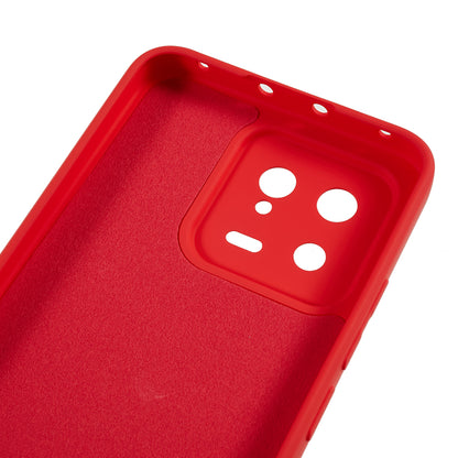 For Xiaomi 13 5G Anti-scratch TPU Phone Case Fiber Lining Rubberized Protective Cover