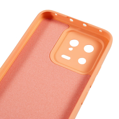 For Xiaomi 13 5G Anti-scratch TPU Phone Case Fiber Lining Rubberized Protective Cover