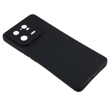 For Xiaomi 13 Pro 5G Soft TPU Shockproof Case Fiber Lining Rubberized Phone Cover