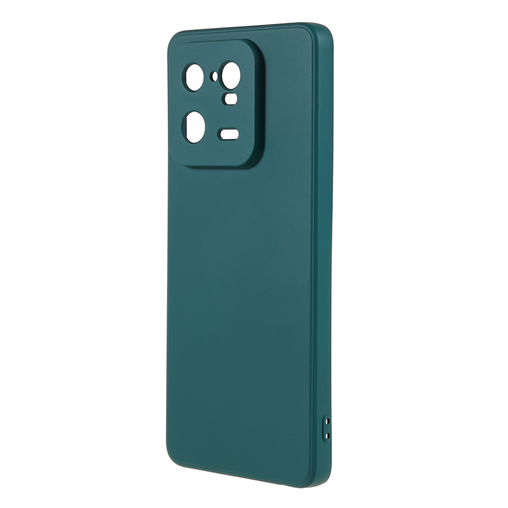 For Xiaomi 13 Pro 5G Soft TPU Shockproof Case Fiber Lining Rubberized Phone Cover