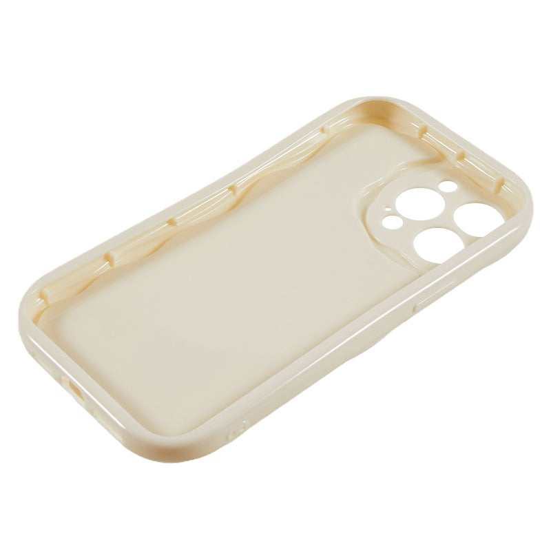 For iPhone 14 Pro Protective Cover Wave Design Flexible TPU Anti-drop Mobile Case