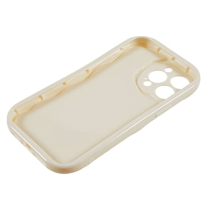 For iPhone 14 Pro Protective Cover Wave Design Flexible TPU Anti-drop Mobile Case