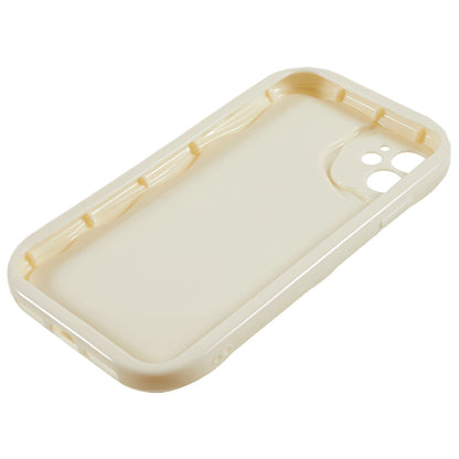 For iPhone 11 6.1 inch Glossy Wave Design Soft TPU Mobile Case Shockproof Back Cover