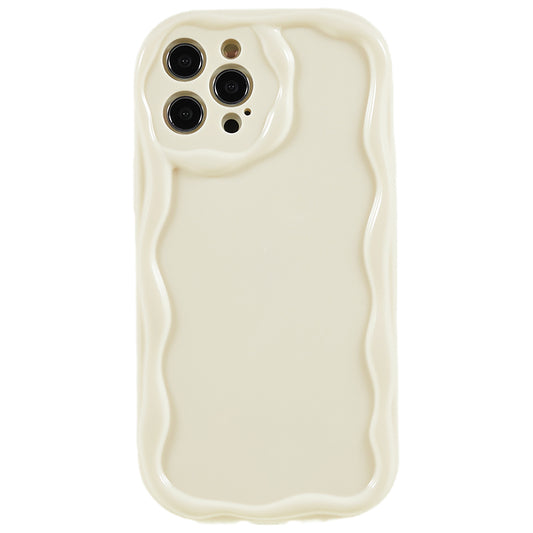 For iPhone 14 Creative Wave Design Soft TPU Phone Case Drop-proof Back Cover