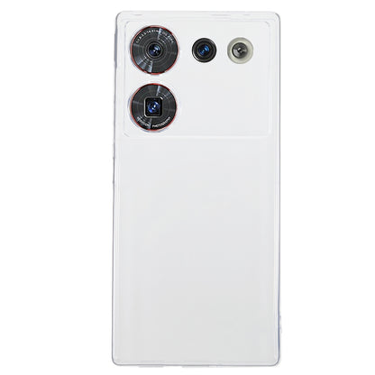 For ZTE nubia Z50 Ultra Transparent TPU Anti-drop Phone Case Ultra-thin Phone Back Cover