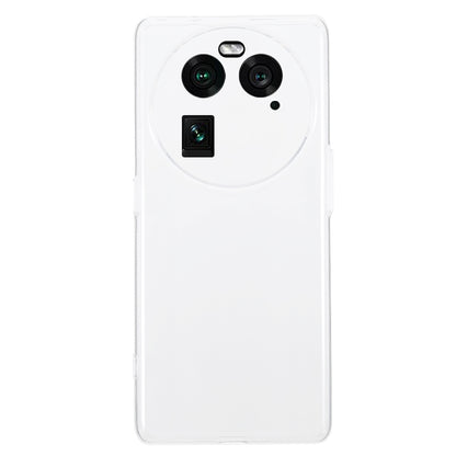 For Oppo Find X6 Ultra-thin Soft TPU Phone Case Transparent Anti-scratch Cell Phone Cover