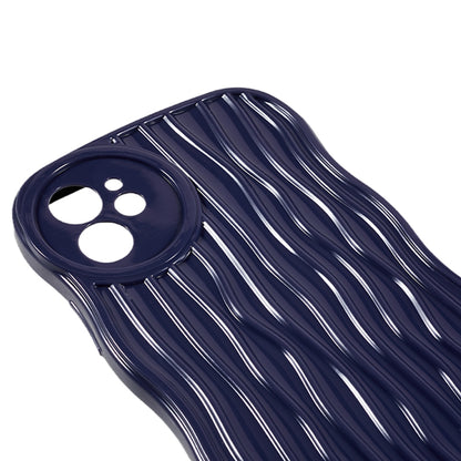 For iPhone 12 6.1 inch Anti-Fall Soft TPU Phone Case Wavy Edge Protective Cover