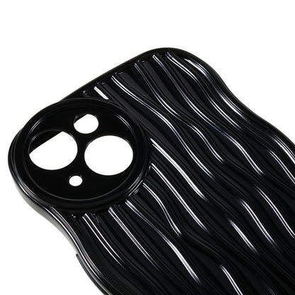 Phone Case for iPhone 14 Plus Anti-Fall Soft TPU Protective Cover Wavy Edge Phone Shell